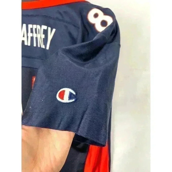 VTG Champion Denver Broncos McCaffrey NFL Football Jersey LARGE Youth #87 - Picture 7 of 12